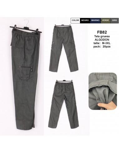 FB82 男士多袋裤 高棉 M-3XL 一包20条 混色