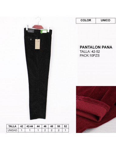 9228 PANTALON CHINO HOMBRE DE PANA...