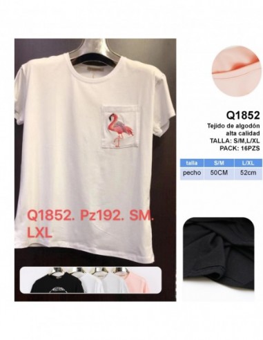Camiseta juvenil algodon S-XL pack 16...