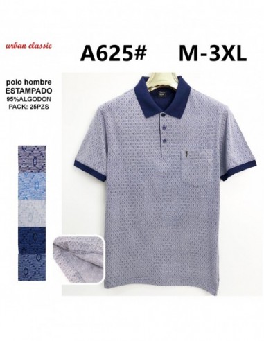 A625 POLO ALGODON M-3XL PACK 25PZS