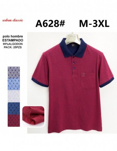 A628 POLO ALGODON M-3XL PACK 25PZS