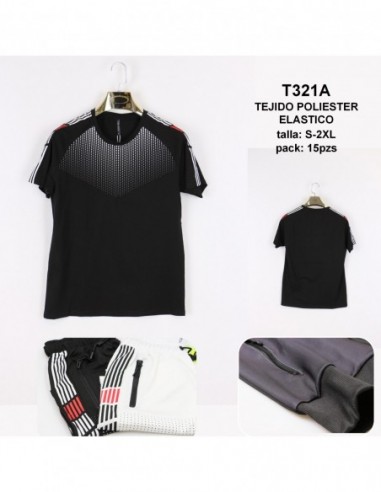 T321A CAMISETA POLIESTER S-2XL PACK...